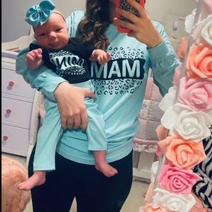 Mama and Mini shirt and onesie